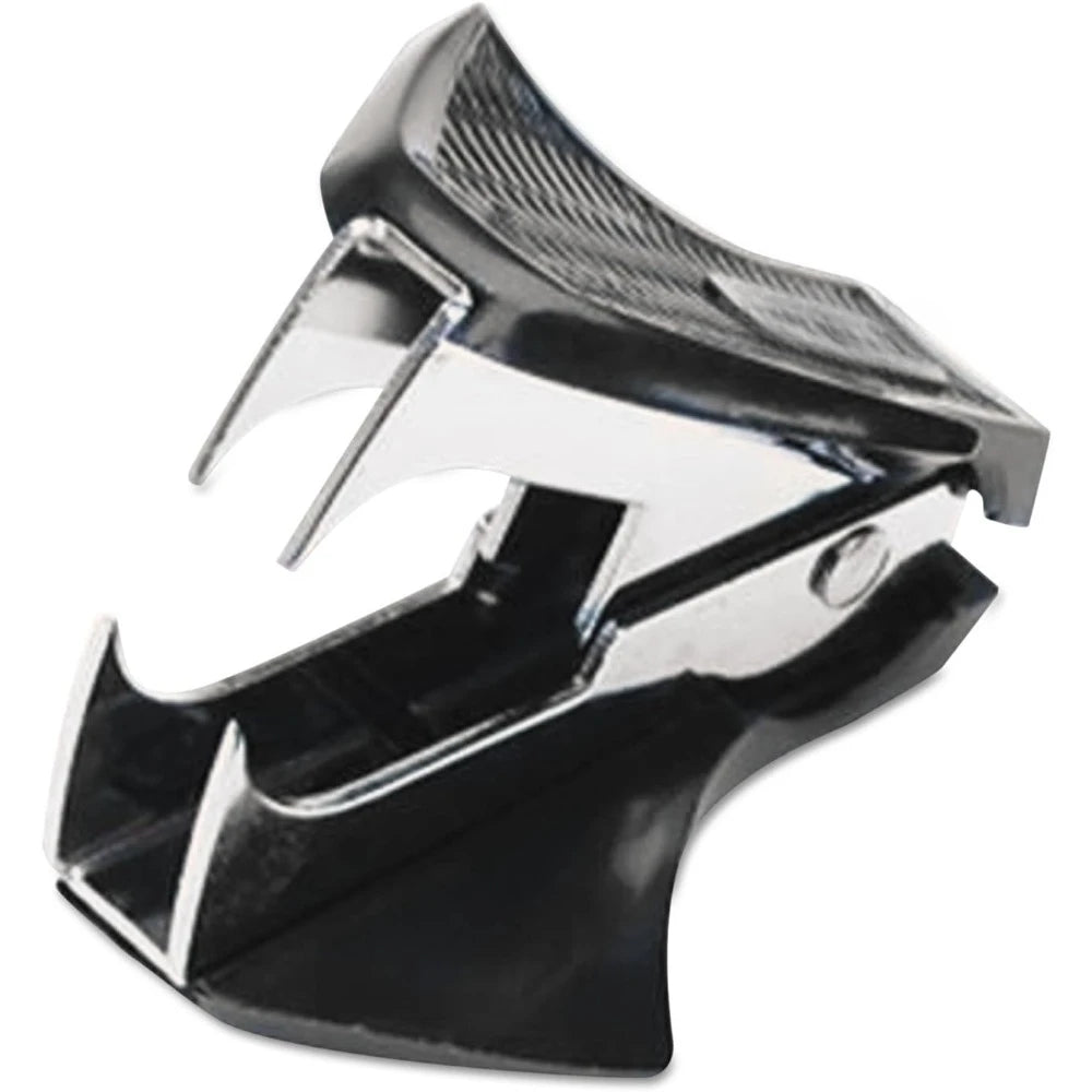 Staple Remover, Deluxe, Extra Wide, Steel Jaws, Black