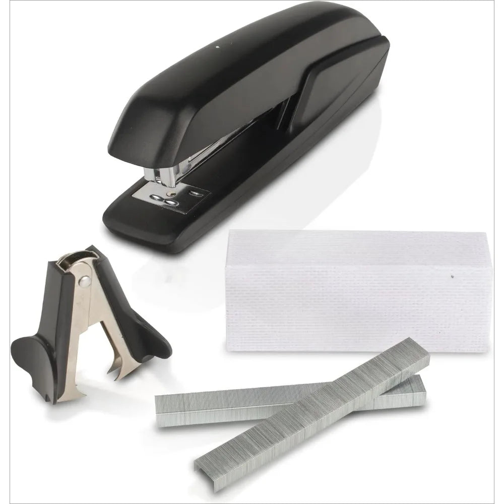 Stapler Value Pack, 20 pages, includes standard stapler, 5000 staples and stapler, black