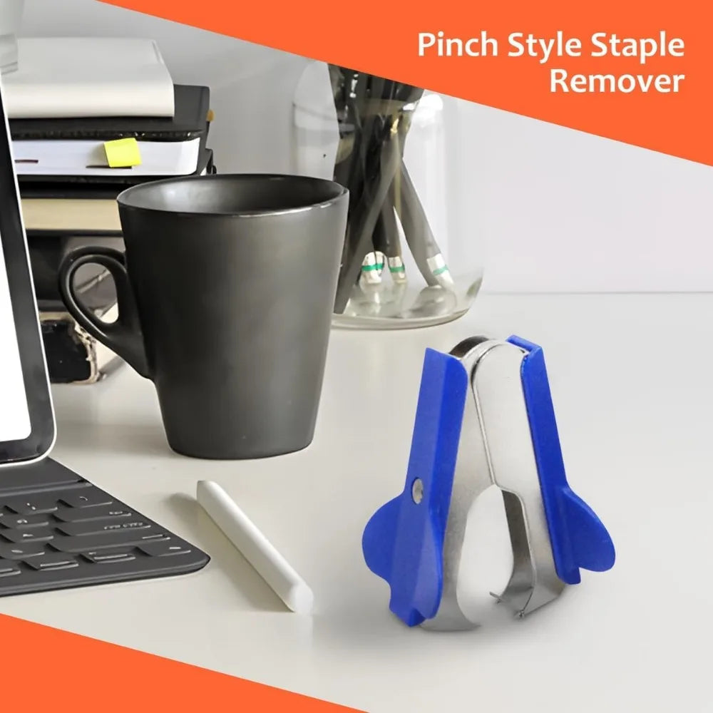Staple Remover 2 Pack Staple Puller Pinch Jaw Style Staple Remover Tool, Stapler Removers