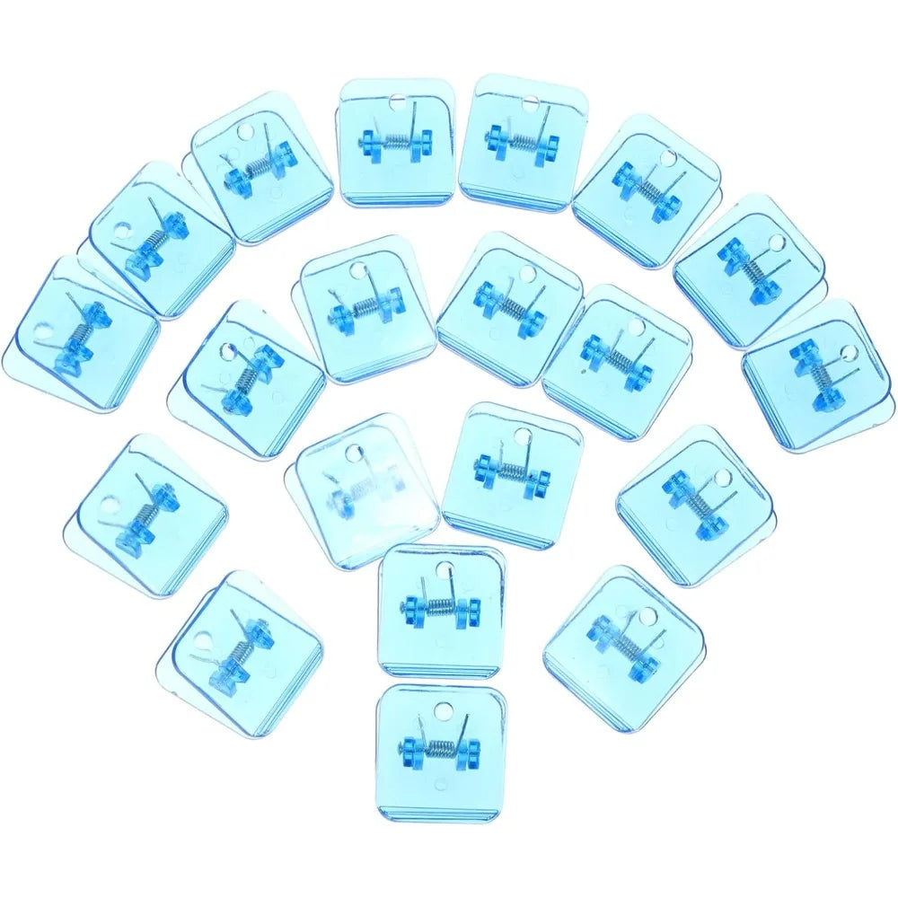 20pcs Bill Holder Glossy Paper Clip Office Binder Clips Staples Bulldog Clips Paperclip Bag Sealing Clips